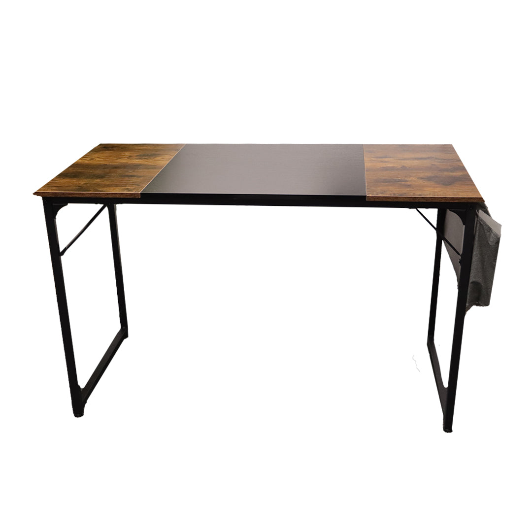 Office Desk Table - Brand New Modern Computer Desk with side storage pocket - X back support - Firm and Sturdy