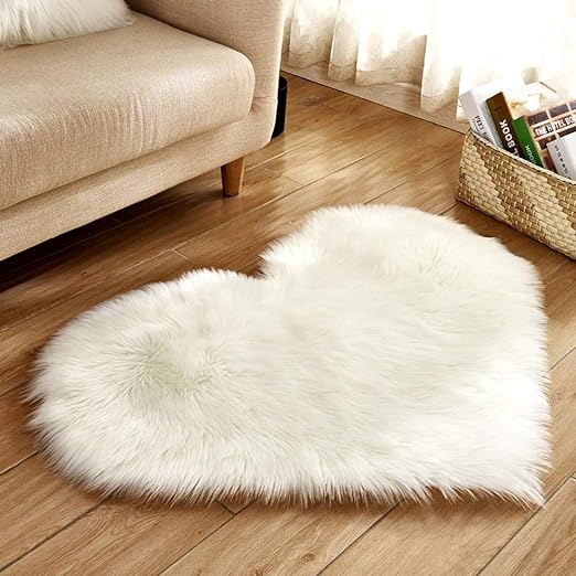 Brand New Shaggy carpet - Heart - Anti slip with Quality specifications   60 x 70cm►1.96 x 2.29ft
