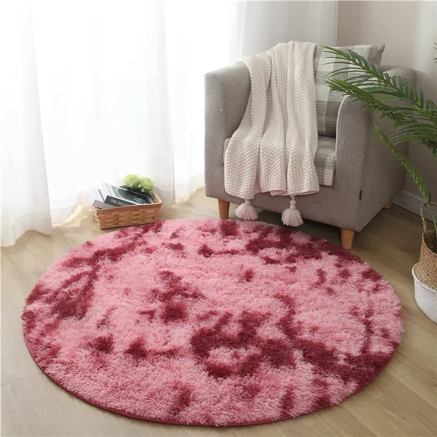 Brand New Shaggy carpet - Circular - Anti slip with Quality specifications   200 x 200cm►6.56 x 6.56ft