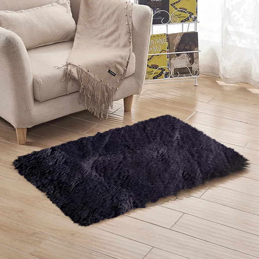 Brand New Shaggy carpet - Rectangular  - Anti slip with Quality specifications  40 x 60cm►1.31 x 1.96ft