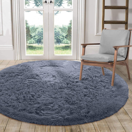 Brand New Shaggy carpet - Circular - Anti slip with Quality specifications  160 x 160cm►5.24 x 5.24ft