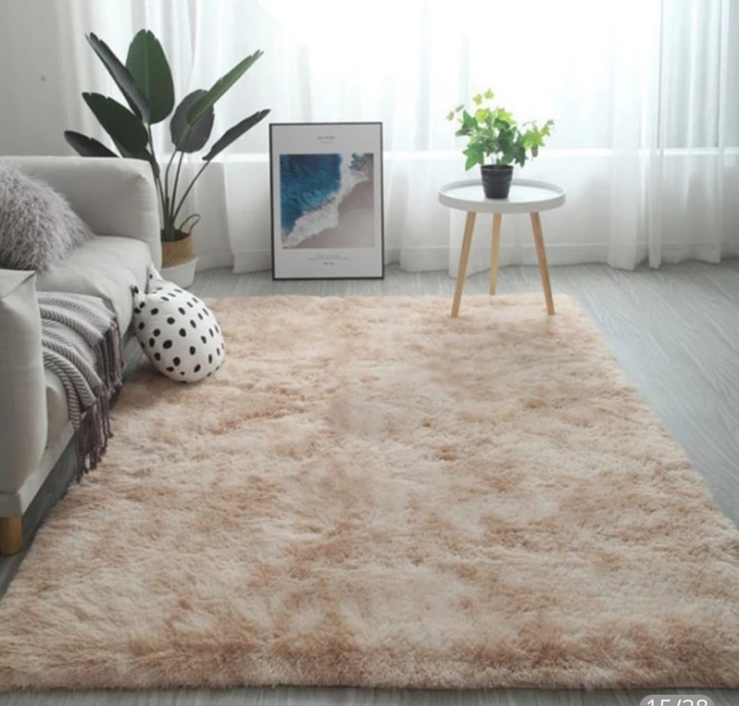 Brand New Shaggy carpet – Rectangular -  Anti slip with Quality specifications  180 x 200cm►5.90 x 6.56ft