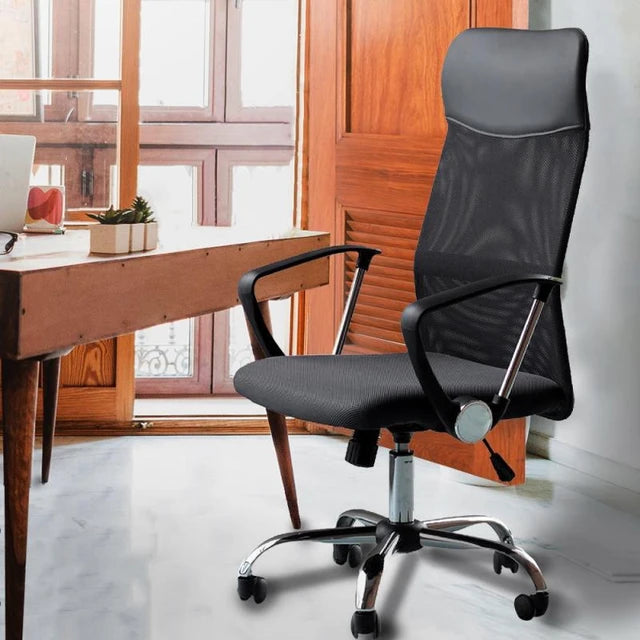 Office Chair Higher Backrest - Brand New Ergonomic Mesh Office Chair – Lumbar support – Breathable