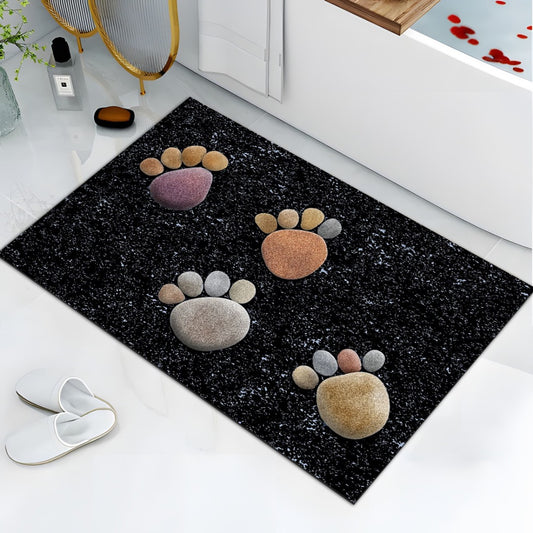 Brand New Washroom Mat Diatom mud - Soft Non Slip Absorbent Bathroom Rugs with TPR Backing