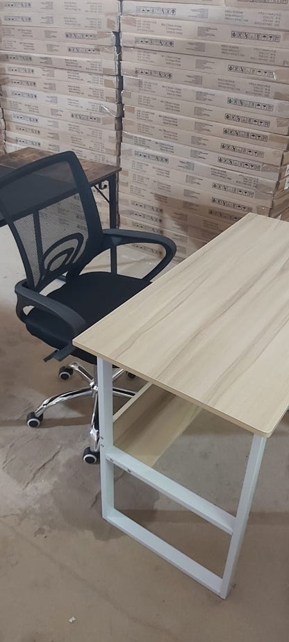 Office Desk Table - Brand New Modern Computer Desk with a bookshelf - Firm and Sturdy