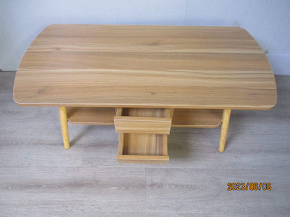 Brand New Modern Coffee Table – Solid Medium-Sized Rectangular Stylish Coffee Table with Drawers