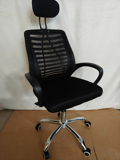 Office Chair with headrest - Brand New Ergonomic Mesh Office Chair – Lumbar support – Breathable – Cost-effective - comfortable