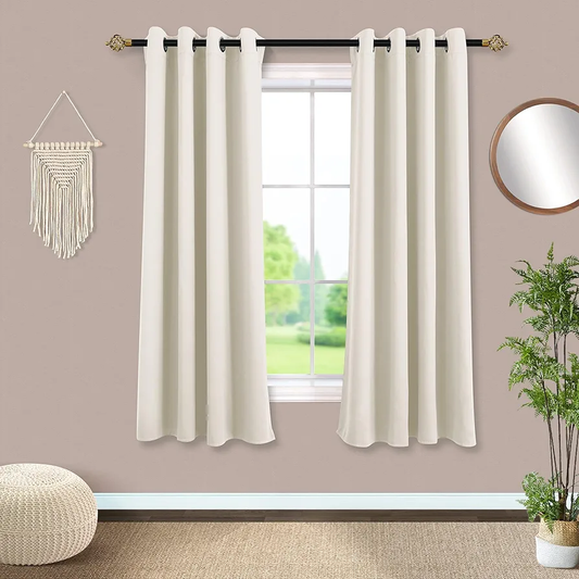 Brand New Curtain - Blackout and elegant curtains for darkening your living room, dining room and bedroom W132  L137 cm